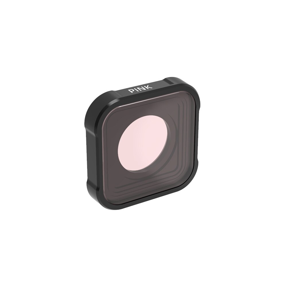 Per I Filtri delle Lenti Gopro Hero 9 Nero Set UV/CPL/ND4/8/16/32/64 di Azione accessori della macchina fotografica Per Go Pro Hero9 Filtro di Colore Alluminio: Pink
