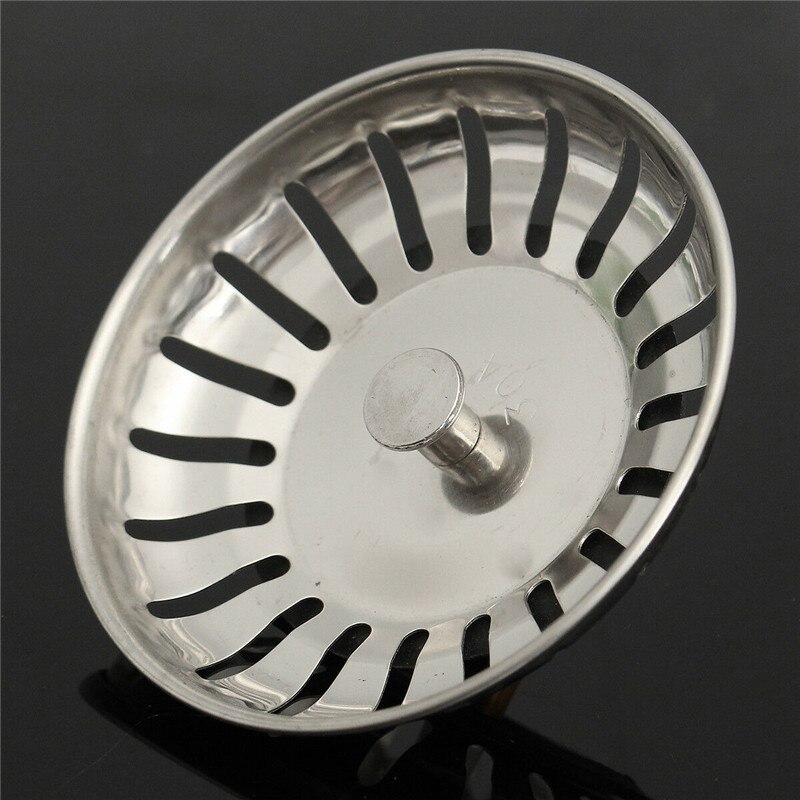 Verdikte 304 Rvs Spoelbak Zeef Plug Afvoer Filter Mand Afdruiprek Aanrecht Zeef Stopper Afval
