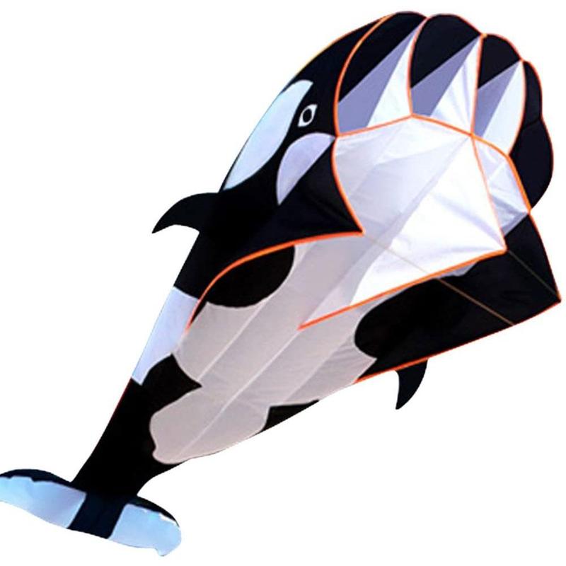 Whale Kite - Cartoon Animal Design - Easy to Fly - Polyester - for Kids & Adults