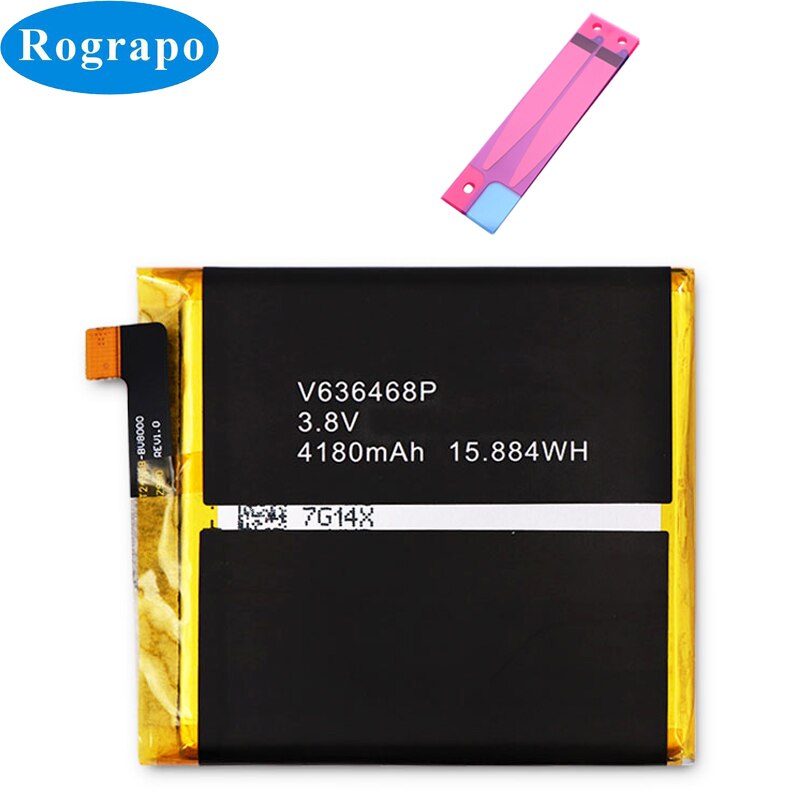Neue 4180mAh V636468P BV 8000 Ersatz Batterie Für Blackview BV8000 / BV8000 Profi Original praktisch