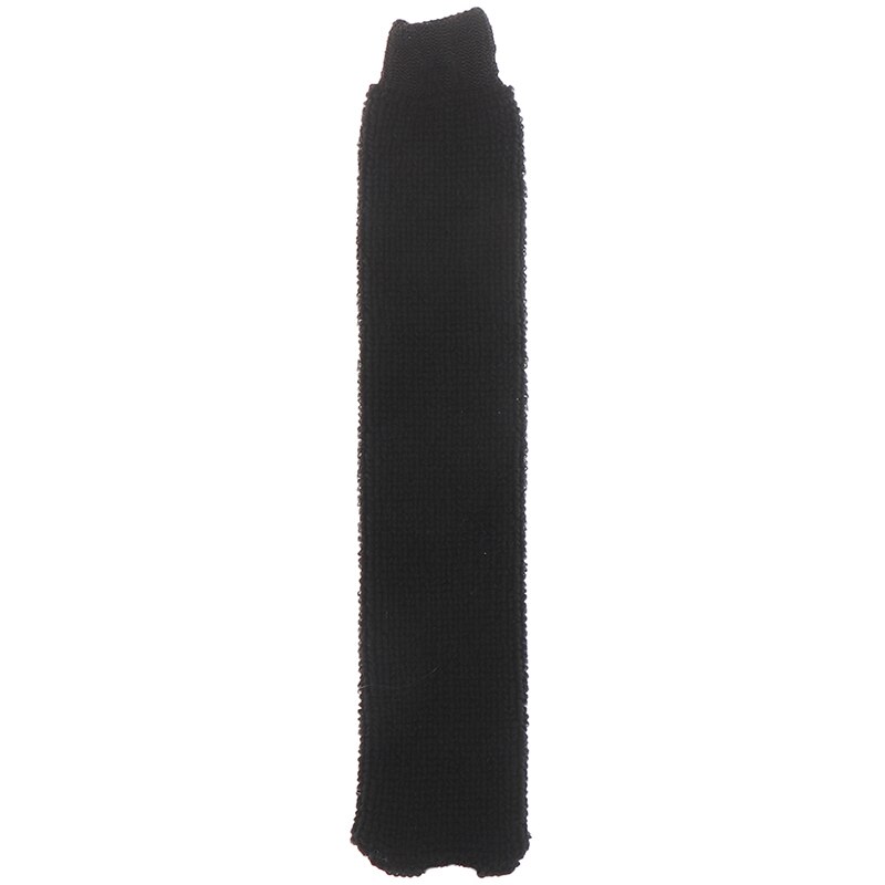 1 PCS Cotton And Elastic Badminton Racket Grip Cover Elastic Anti-slip Washable Sweat Absorption Towel Wrap For Tennis: Black