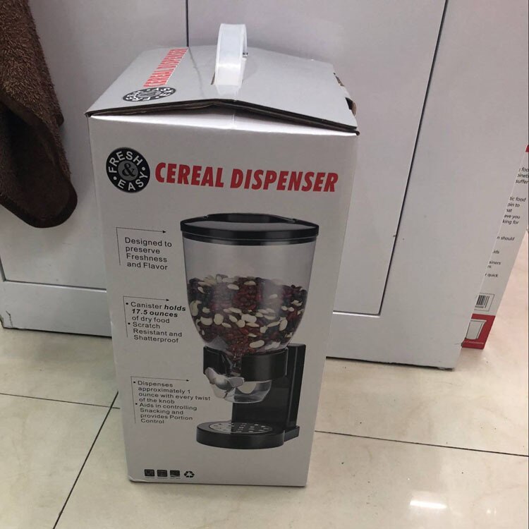 Doppel-geleitet getreide maschine getreide Fass lebensmittel dosen Hause täglichen doppel-tasse getreide Separator