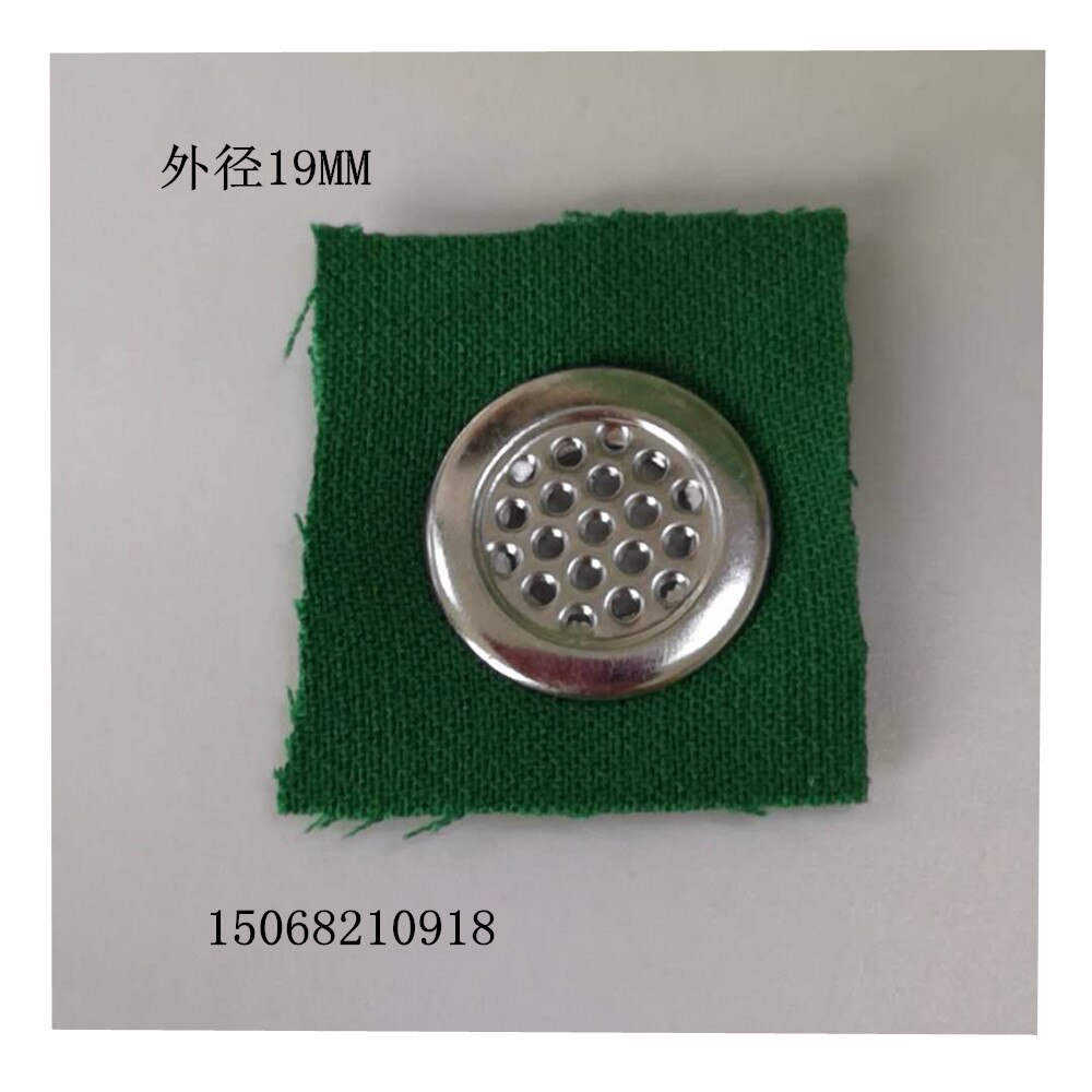 22 MM brass eyelet with net to avoid wind and dust for the coat and helmet breathable button