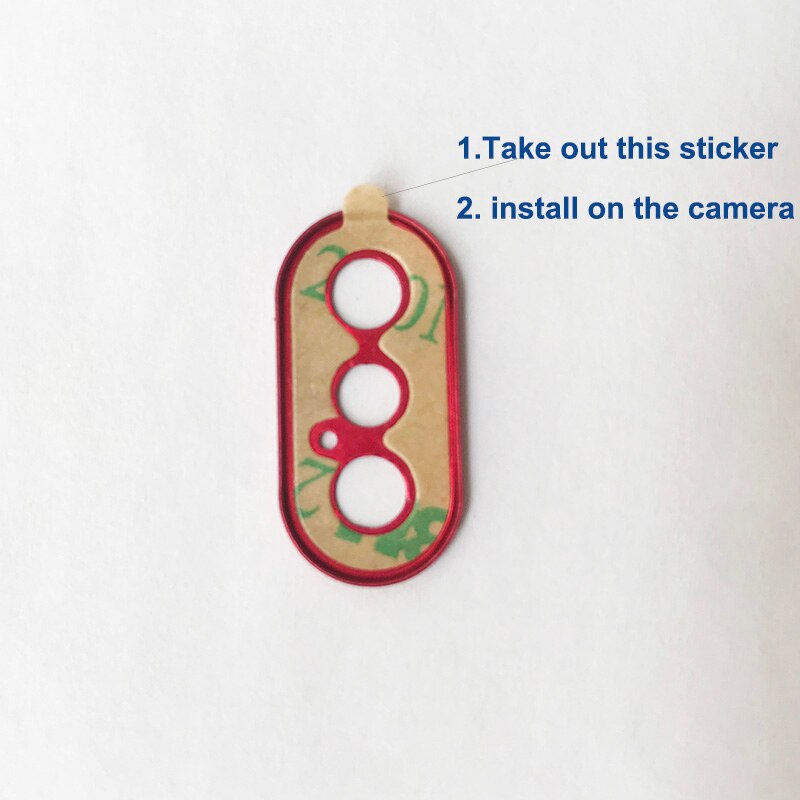 Metalen bumper camerabeschermer voor iphone 7 plus camerascherm lenskap voor iphone x metalen achterkant camerahoes xs max xr