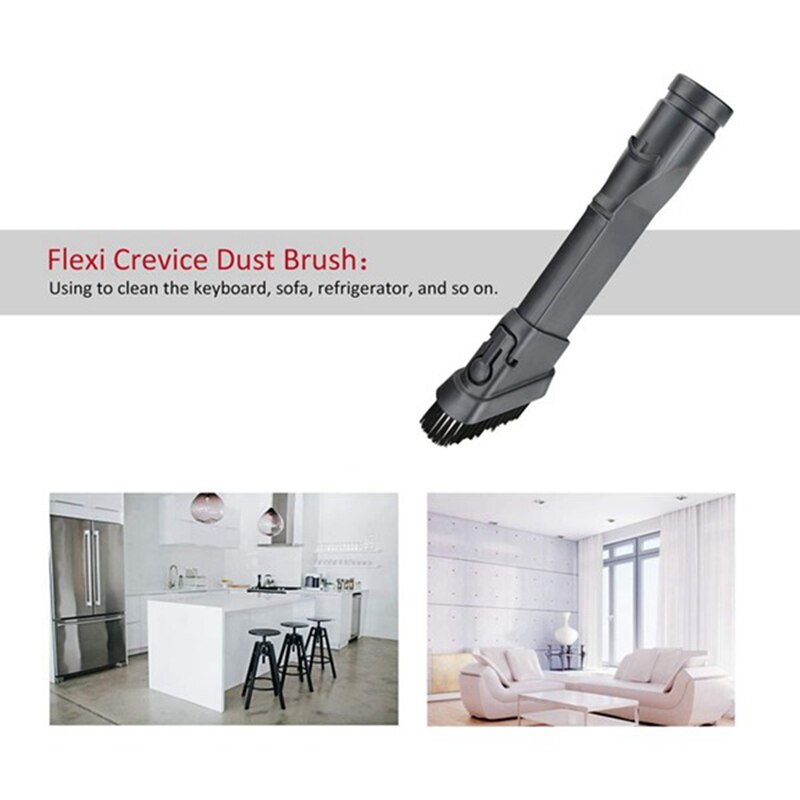 Accessoires de rechange pour aspirateur Dyson DC3 DC4 DC5 DC6 DC7 V6, brosses 2 en 1 et tête d'aspiration à brosse plate