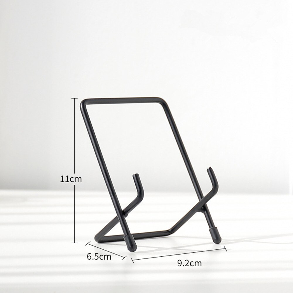 Geometric Iron Storage Rack Home Office Desktop Mo... – Grandado