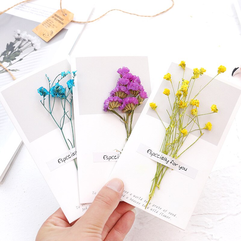 30 st papper gratulationskort gör det själv torkad blomma handgjorda inbjudningskort födelsedagsfest inbjudningskort dekorera kort