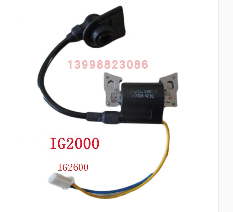 KG105-14100 KIPOR IG2000 IG2600 KGE2000TI KG158 IGNITION COIL HIGH PRESSURE PACK GASOLINE ENGINE PARTS