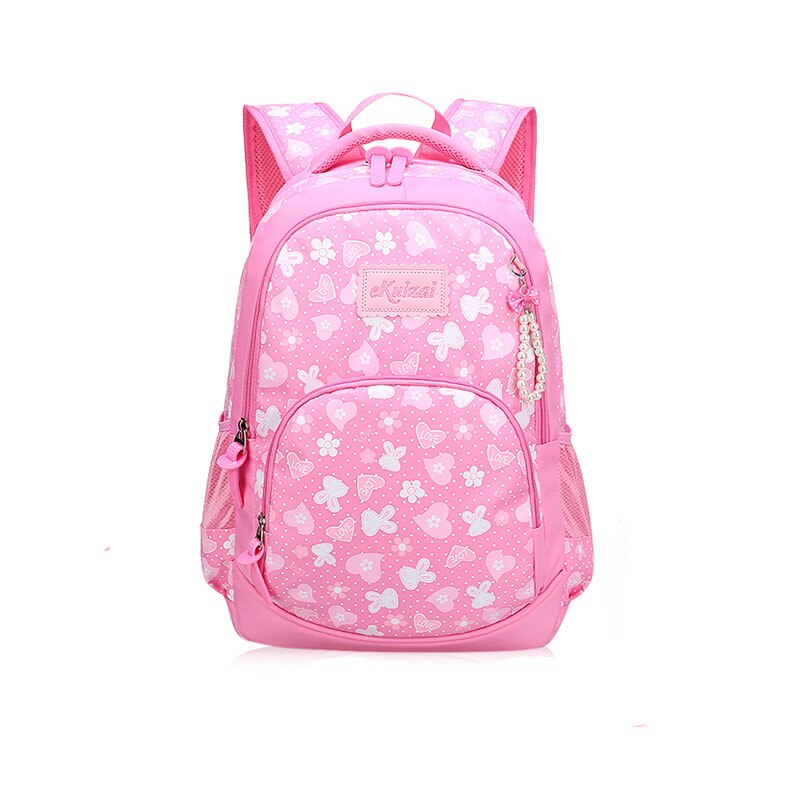 School Bags Children Backpacks For Teenagers Girls Lightweight Waterproof Primary School Bags Child Orthopedics Schoolbags Boys: Pink small