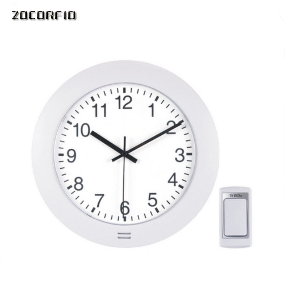 The newest horologium style Wireless Door Bell Doorbell with clock style /flash light and Melody music