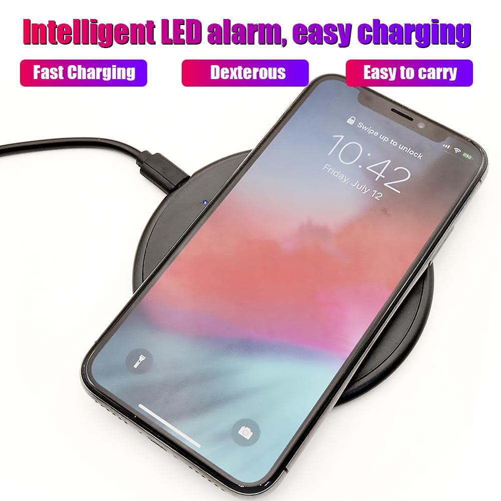10w qi draadloze oplader voor samsung galaxy note  s10 s9/s9+ s8 , 9 usb snellaadpad voor iphone 11 pro, xs max, xr  x 8 plus