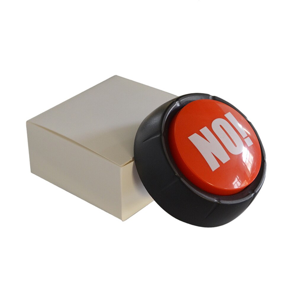 Electronic Round Toy Squeeze Box Sound Button Show Yes / No Sound Toys Party Tools Supplies Sounding Toys Decorations