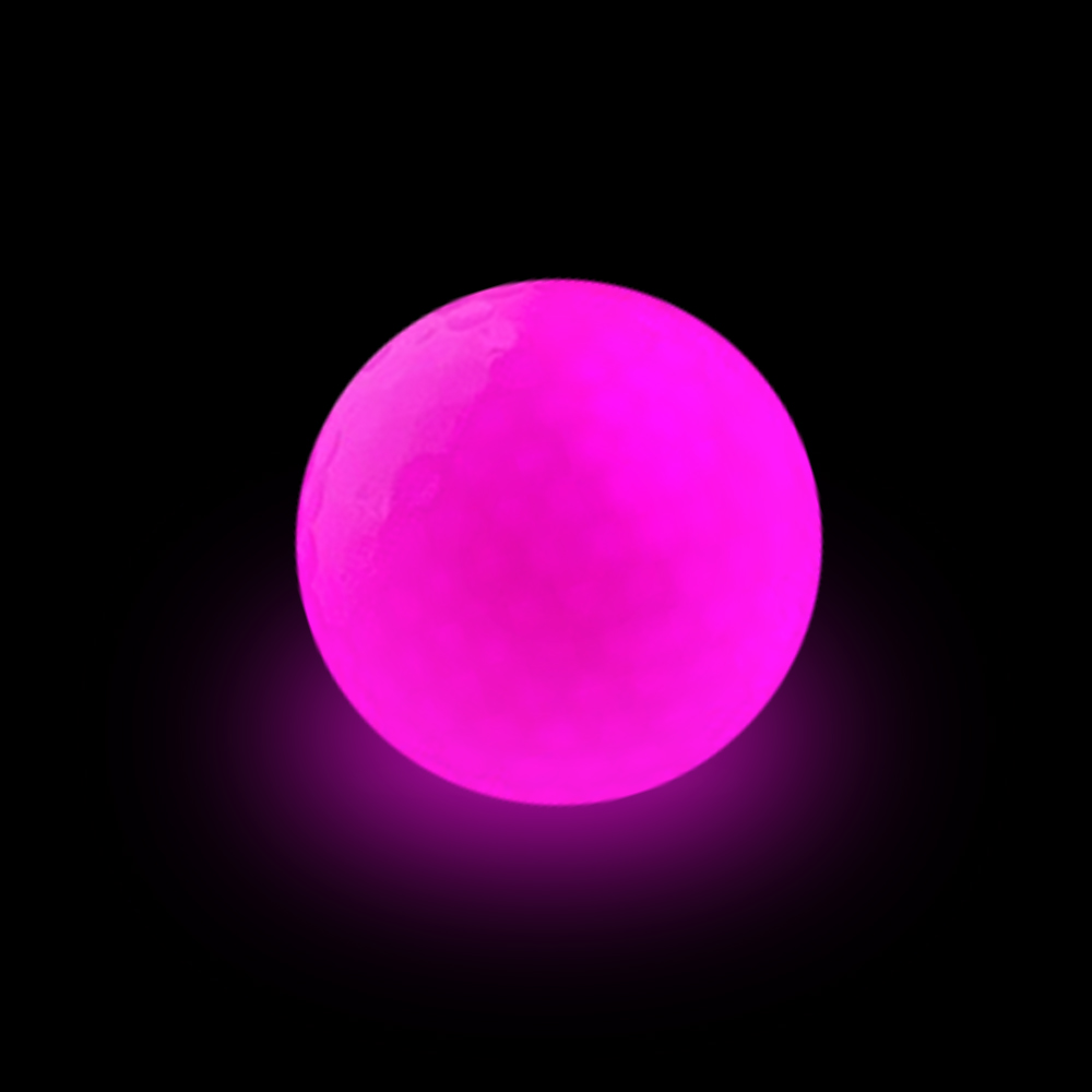 Golf LED Glow Ball For Night Sports Practice Glow Ball Can Be Used Repeatedly Long Lasting Bright Luminous Balls: Blue