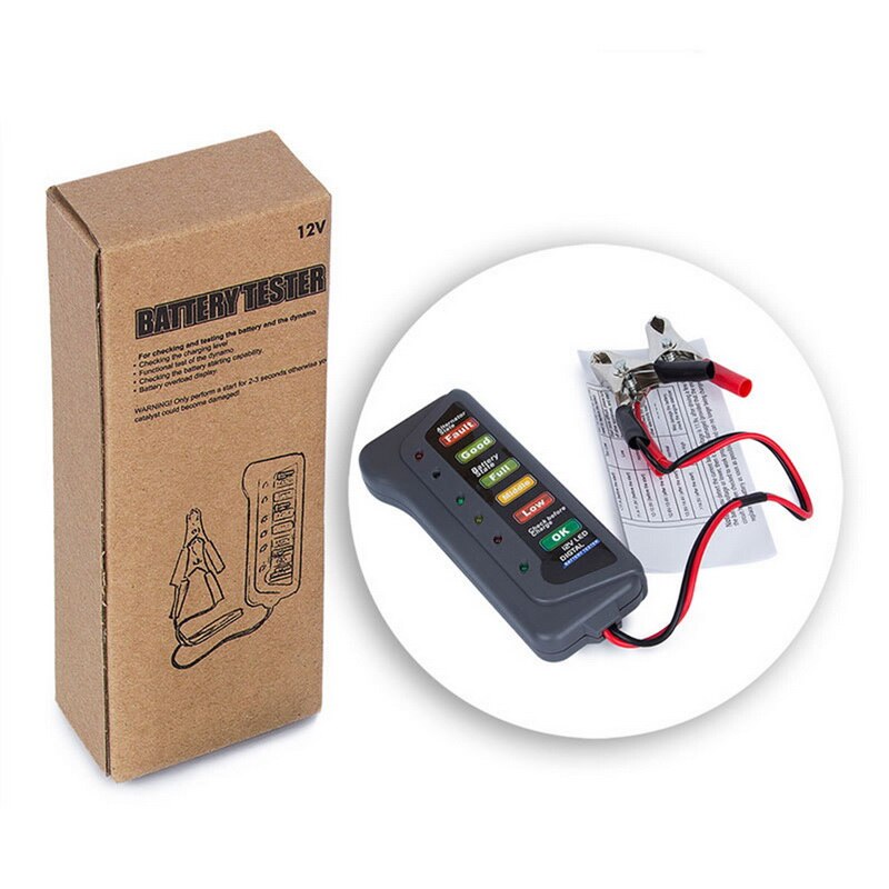 12V Car Battery Tester Battery Analyzer Car Battery Charging System Tester Car Battery Checker Check Battery Condition for Car