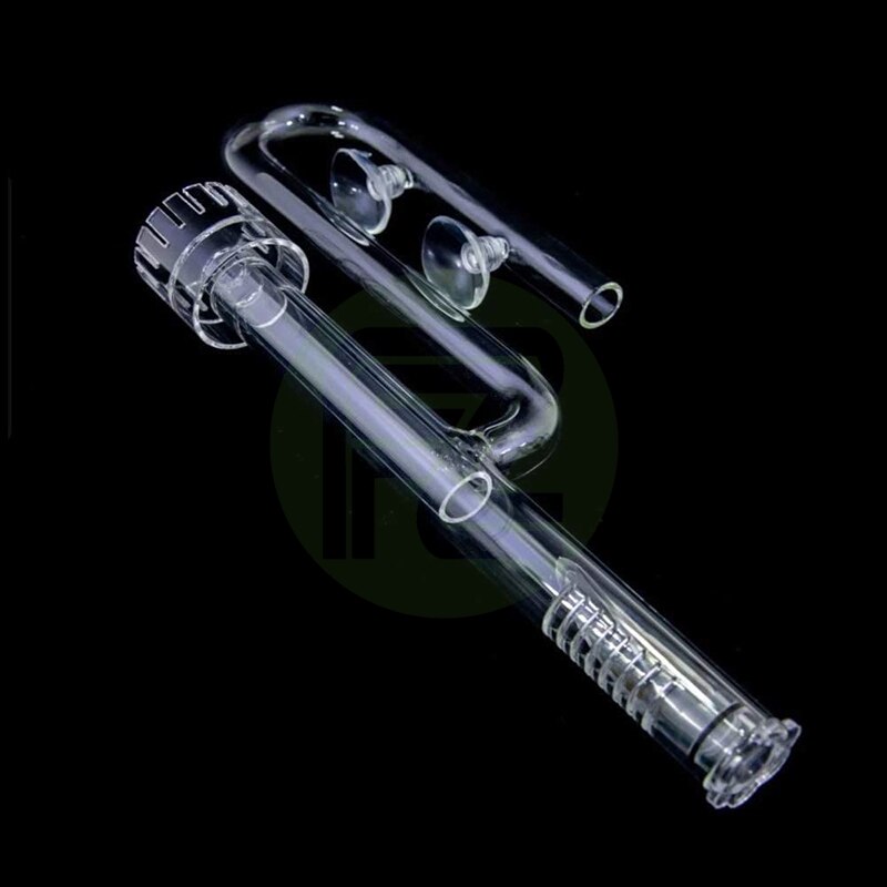 Aquarium Filter Pipes Clear Glass Lily Inflow Surface Skimmer Outflow Set In&Outflow For Filter System