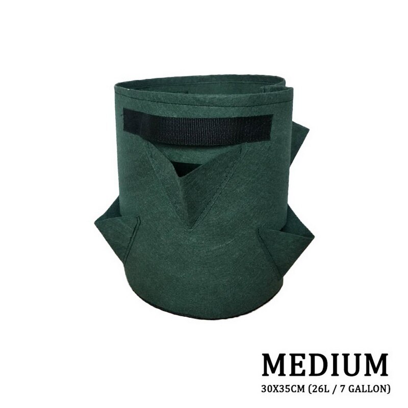 Plantation sac de culture sac de plantation avec poignée jardin extérieur plante sac de culture, sac Vertical pour fraises herbes et fleurs réutilisable