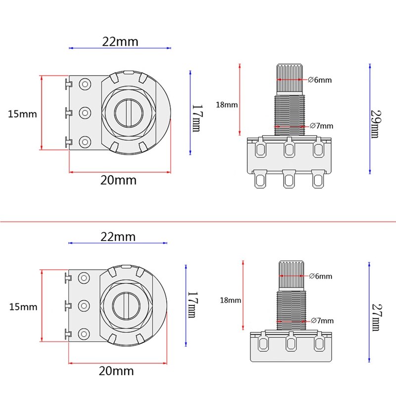 3 Band Equalizer EQ Preamp Circuit B Guitar Tone Control Wiring Harness and JP Pickup Set for Active B Pickup