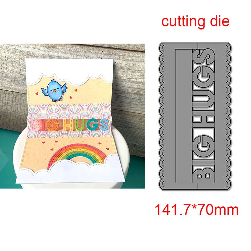 Heart Envelope Box Metal Cutting Dies&Cordinating Stamps For Scrapbooking Craft Die Cut Card Making Embossing Stencil 05: 6 / Only cutting die