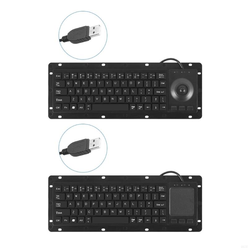 1pc industrielle usb-berøringsbrett-tastaturer med berøringsplater og høy holdbarhet til medisinske systemer og sikkerhetssystemer