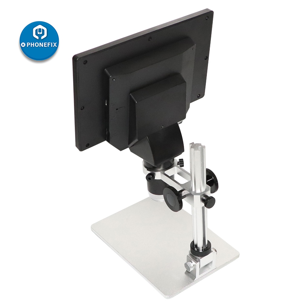 G1200 Electronic Digital Microscope 1200X 12MP 7 Inch HD LCD Microscopes Continuous Amplification Magnifier phone PCB Soldering