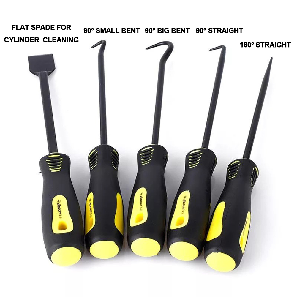 Kit de nettoyage de bouteilles d'air, ensemble de crochets, outil à main, extracteur d'étanchéité, joint d'huile, réparation automobile 4 pièces 9 pièces, outils d'extraction de vis