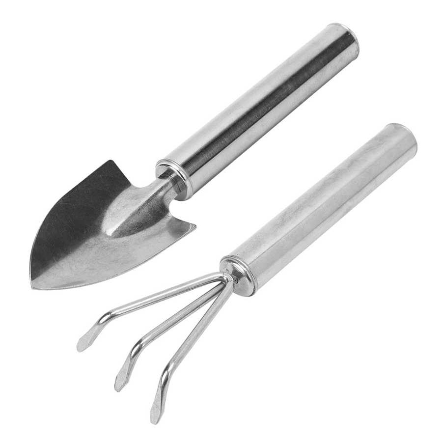 Outil de désherbage en acier inoxydable, petite pelle de jardinage, outils de jardinage, râteau, outil d'excavation, plante de fleurs, bonsaï, outil à main de jardinage