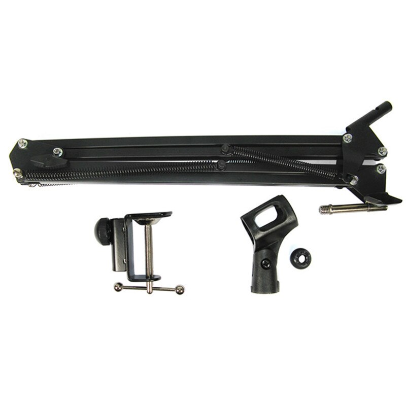 Mic Arm Stand Microphone Suspension Boom Scissor Holder For Studio Broadcast PN