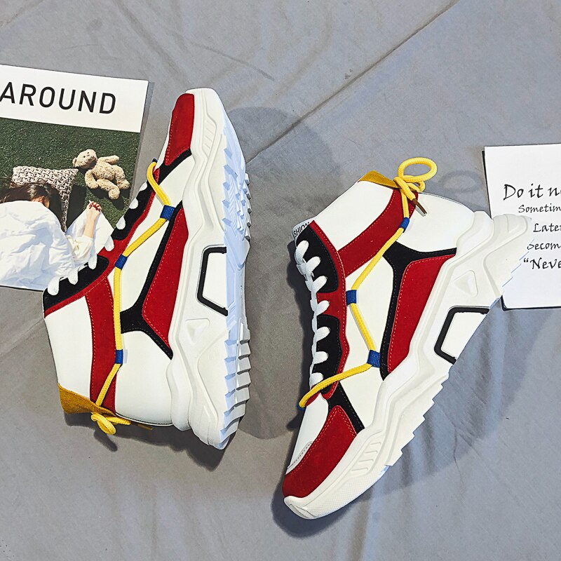 Skateboarding shoes man women high classic sneakers outdoor