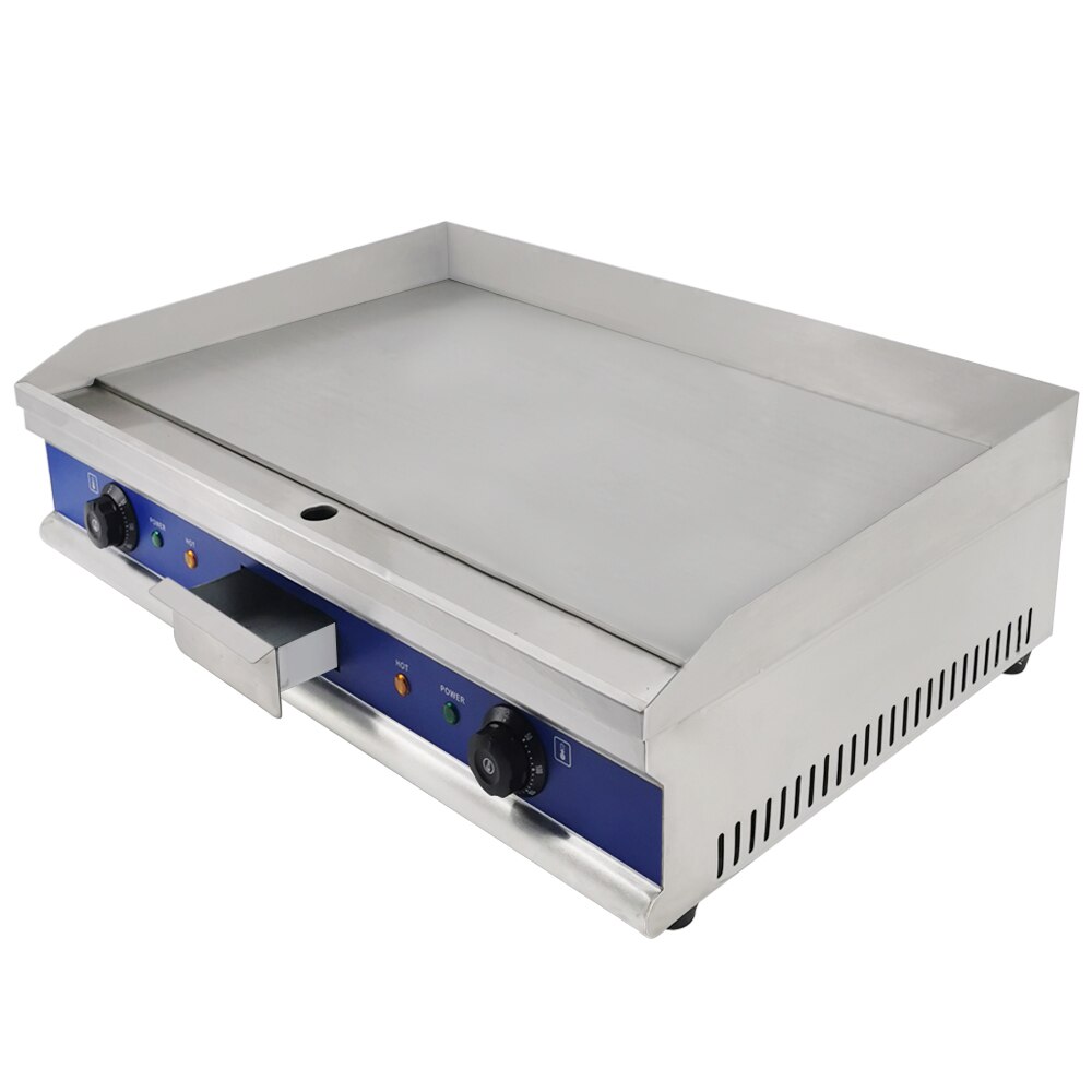 Griddle Hotplate Chip Fryer Grill Flat Pan Electric Grill Griddle For Kitchen Restaurant