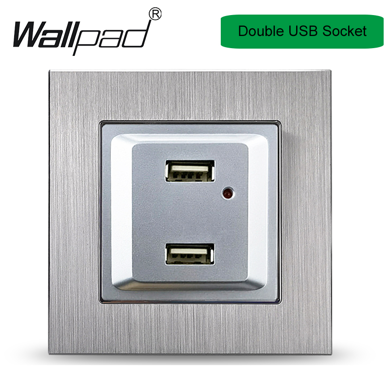 86 EU French Type A C Outlet 1 2 3 Gang On Off Fan Dimmer Wall Switch Double Electrical USB RJ45 Cat6 Sockets Round Back Claws: SKY BLUE