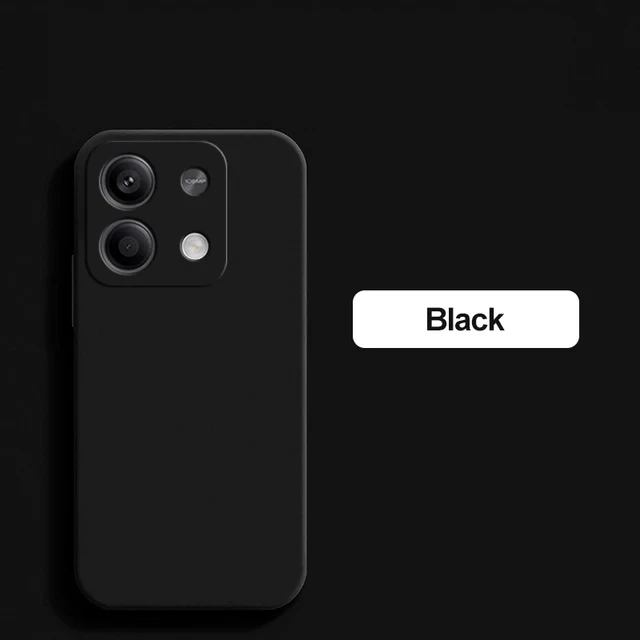 Custodia redmi note 13 pro 4g in silicone liquido morbido tpu quadrato per xiaomi redmi note 13, note 13 pro plus, note 13 pro 4g.
