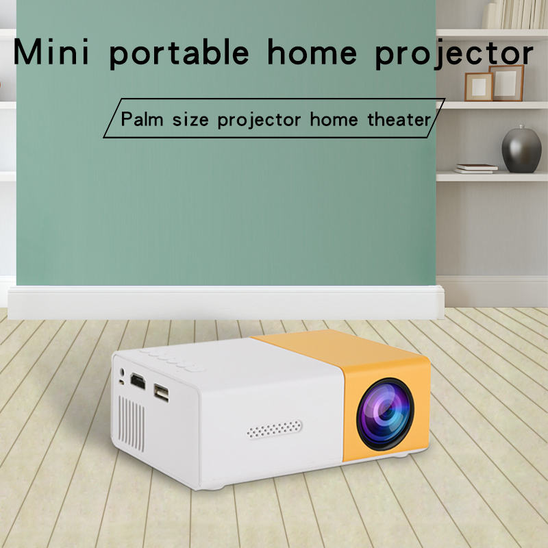 Der tragbare Mini-HD-Projektor YG300 eignet sich für Heim-, Außen- und tragbare Projektoren, die USB-, HDMI- und SD-Kartenverbindungen unterstützen