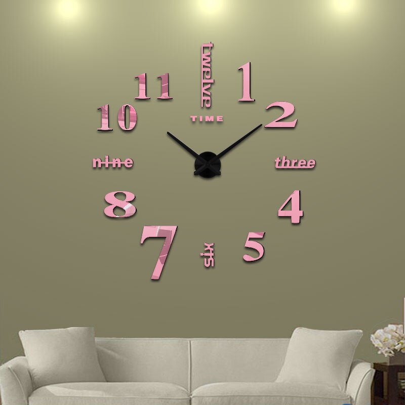 Home decoration Quartz Home Decoration big wall clock modern 3D DIY large decorative wall clocks watch wall unique
