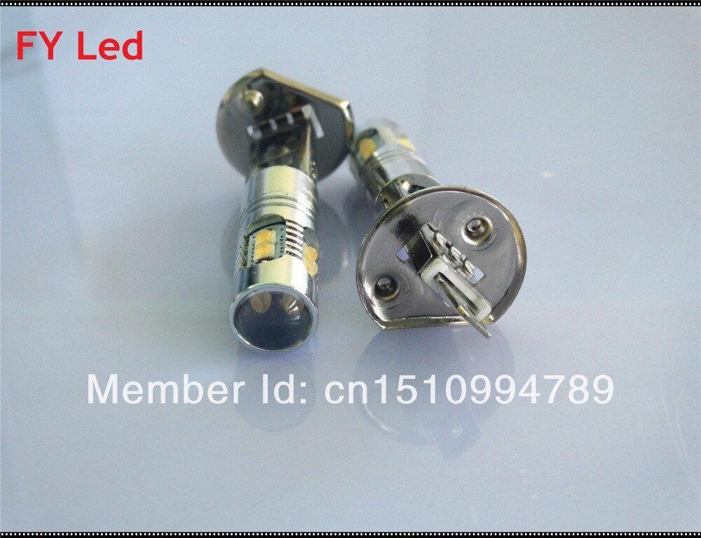 2pc/ lot led auto  h1 cree chip led 50w ,dc 12v 24v auto led  h1 mistlamp auto running led
