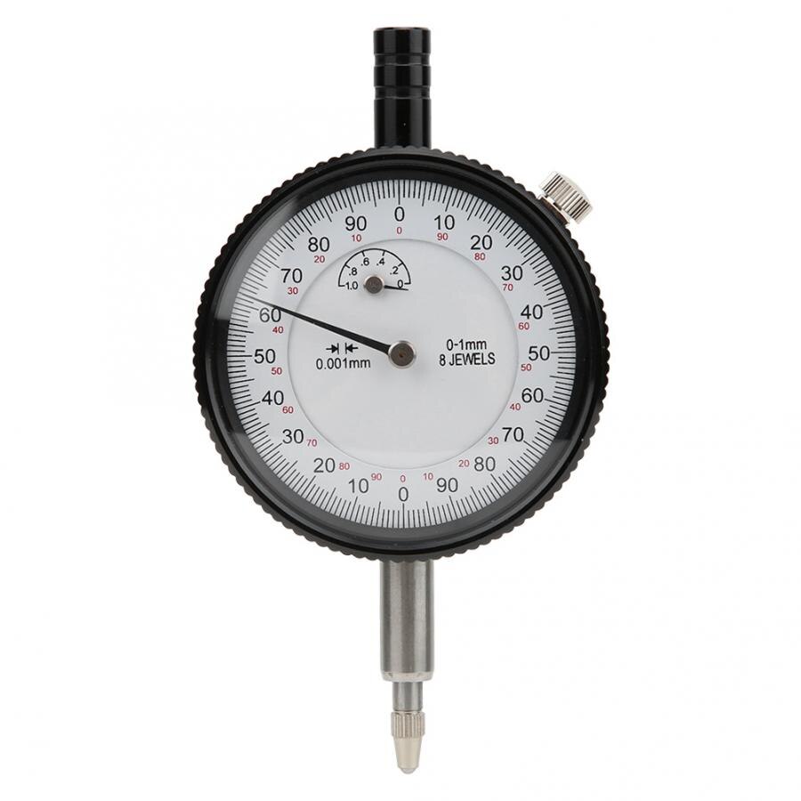 Messuhr anzeige Zifferblatt Bohrung Messgerät 0,001mm 0-1mm Mikrometer Messgeräte 8 Juwelen Stoßfest Messuhr Messgerät