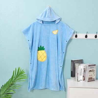 Volwassen 'S Hooded Cape Wearable Douche Badhanddoek Outdoor Sport Zachte Absorberende Strand Poncho Handdoeken Water Veranderende Pak Badjas: 5