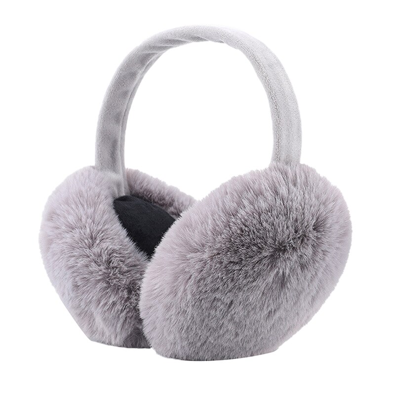Neue Damen Einfarbig Pelz Ohrenschützer Herbst Und Winter Warme Und Komfortable unisex Pelz Skifahren Kopfhörer Nette: 3