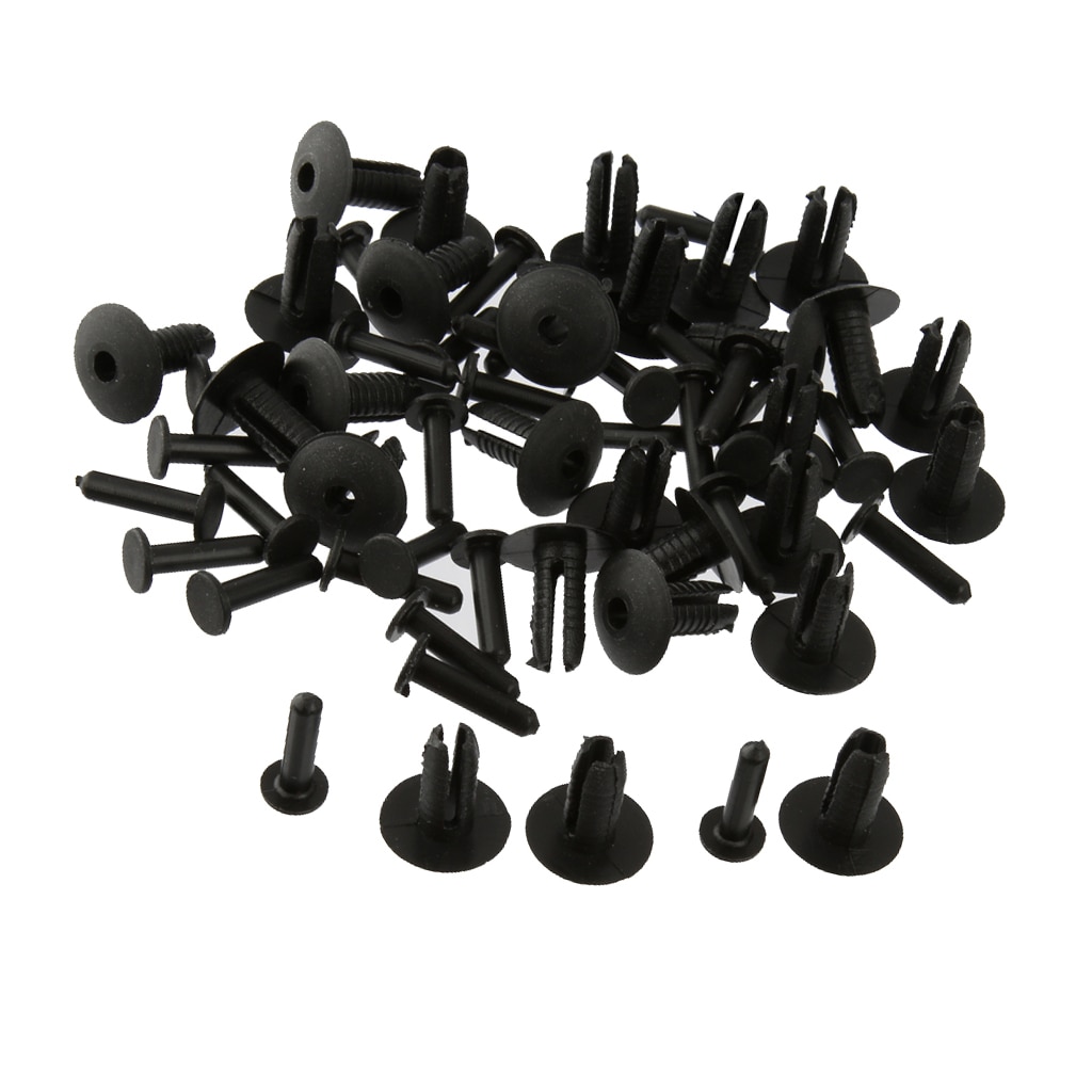60pcs Car Door Bumper Trim Panel Retainer Clips For BMW E30 E36 E46