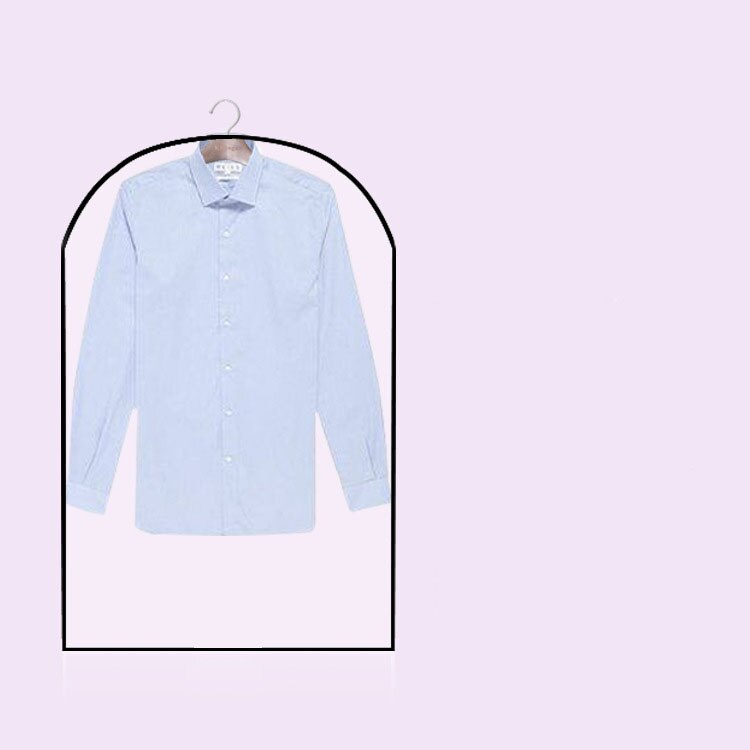 Transparent Clothes Dust Covers Clear Suit Bag Case Garment Coat Zipper Organizer Cover For Home Wardrobe Storage Protection Bag: A / 60X80cm