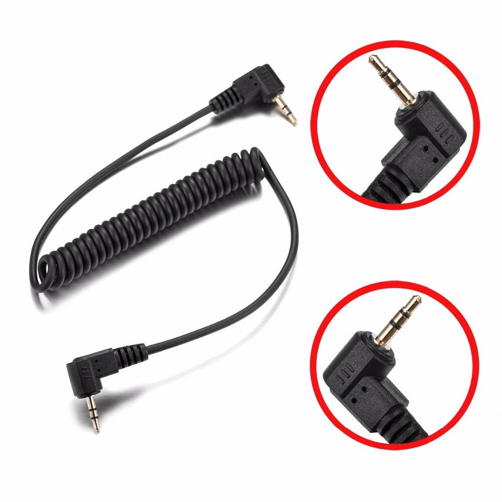 LS-2.5/C1 Ontspanknop Cord Kabel Voor Yongnuo RF-603 RW-221 RF-603 MC-36R JY-120 Voor Canon 60D 600D 550D 500D 450D 400D 350D