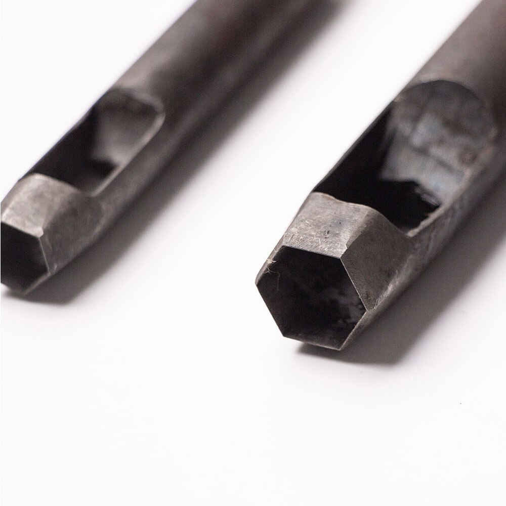 Junetree DIY leather punch hexagon leather tools 4mm to 20mm shaped flower diamond punch tricks Handicraft Puncher Leather Punch