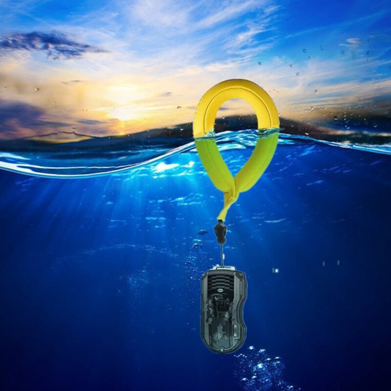 Amarelo à prova dyellow água flutuante pulseira digital câmera flutuabilidade pulseira flutuabilidade pulseira de pulso universal para câmeras do telefone móvel