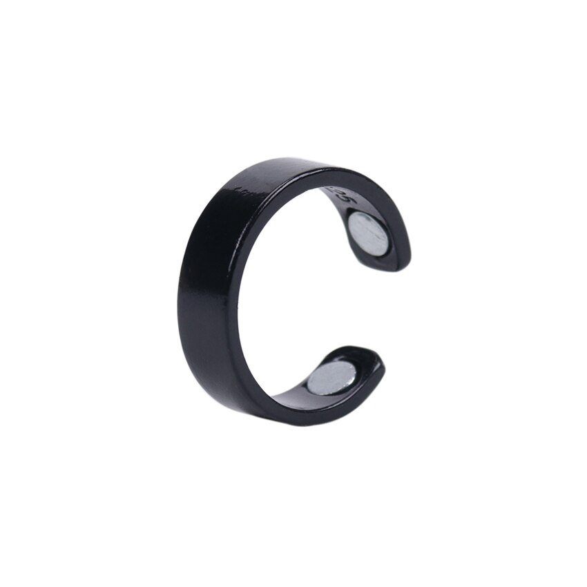 1pc anti snark ring multifunktion bantning finger ring akupressur terapi snark propp sömnhjälpmedel enhet: Svart