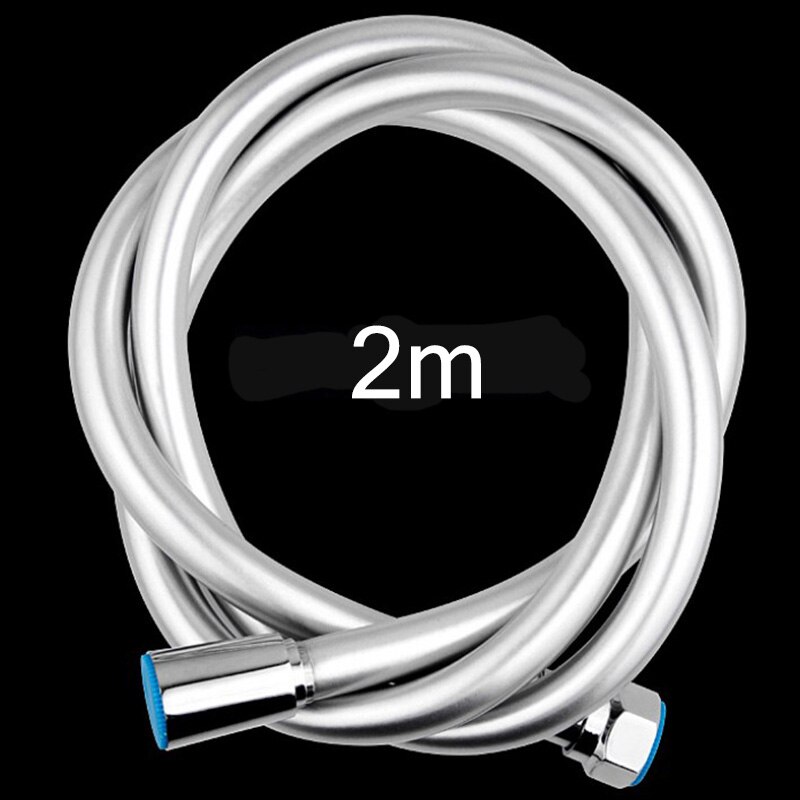 1.5M Zwart PVC Flexibele Doucheslang Lange Badkamer Douche Waterslang
