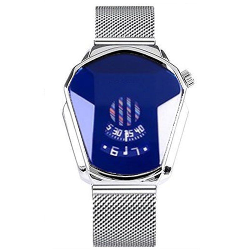 Sports Car Dial Mens Watches Quartz Watch Men Personality Sport Watch Clock Relogio Masculino: Magnet Blue