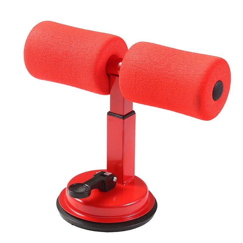 Get Up And Abdomen Sit Up Aid Self-Suction Fitness Equipment Portable Abdominal Crimp Strength Trainer Home Gym Muscle Training: Red