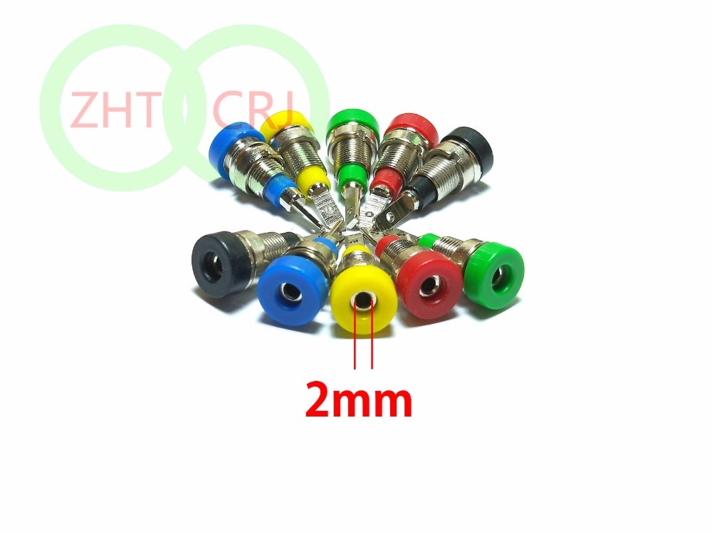 10pcs 2mm Banana Socket terminal for 2mm Banana Plug connector copper