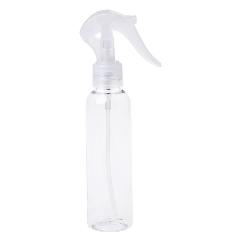 Botella pulverizadora de plástico portátil de 200ML, bote atomizador de humedad de maquillaje transparente, botellas con atomizador de niebla fina, herramientas de peluquería para el cabello: 150ML