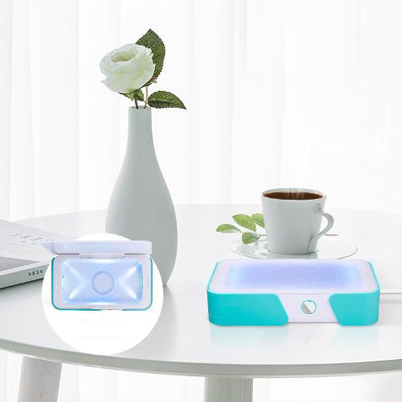Smart Phone UV-Sanitizer Portable UV Light Cell Phone-Sterilizer Cleaner Function Disinfector with USB Charging for iPhone Andro