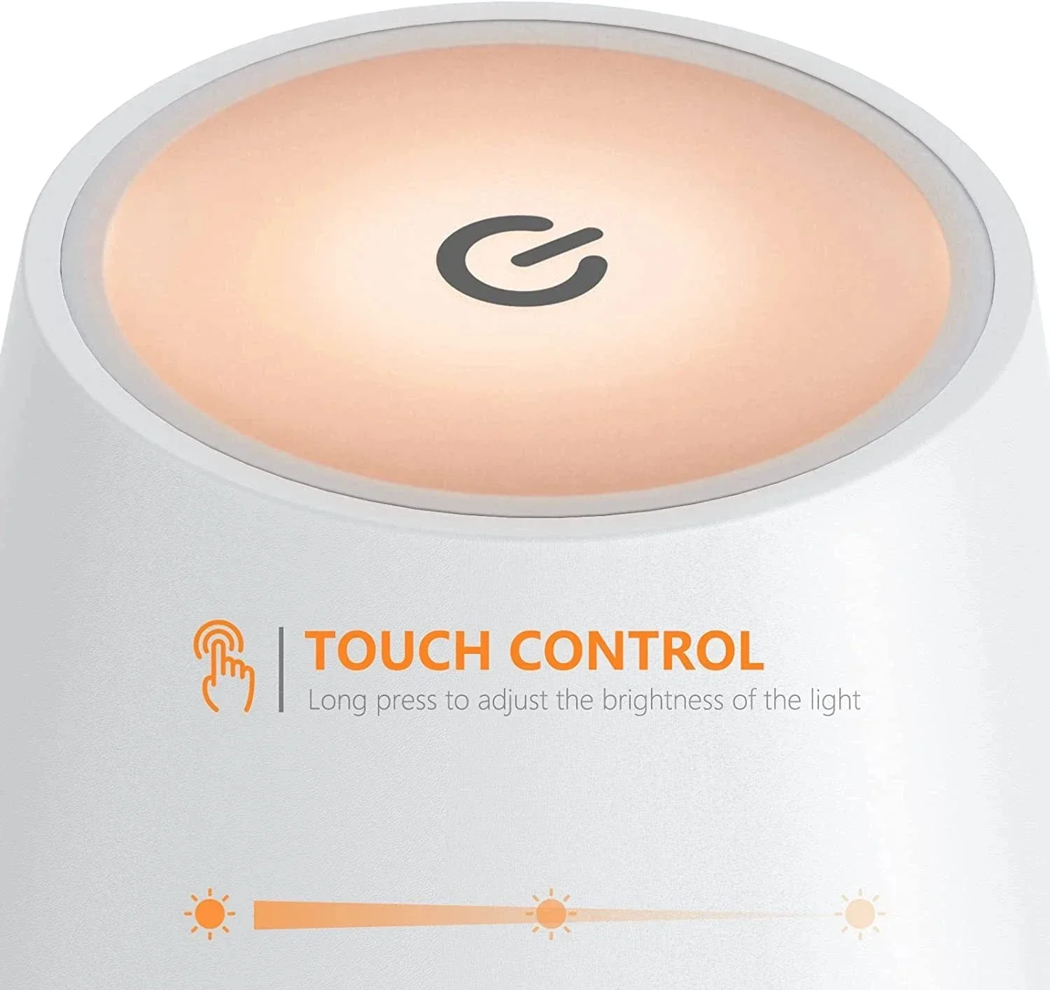 Poldina-Lampe de Table Sans Fil, Rechargeable par USB, Joli Tactile Étanche, pour Chambre à Coucher, Hôtel, Salon, Restaurant